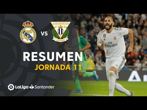 Resumen de Real Madrid vs CD Leganés (5-0)