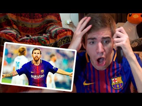 Barcelona vs Real Madrid 3-2 2017 REACCIONES DE UN HINCHA