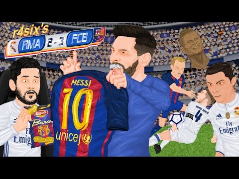 Parodia animada del Real Madrid 2-3 Barcelona 23/4/2017