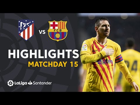 Highlights Atlético de Madrid vs FC Barcelona (0-1)