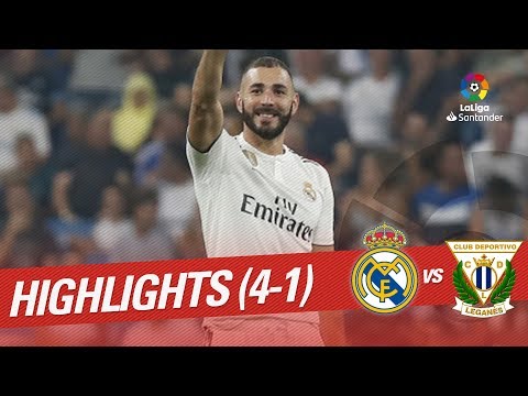 Resumen de Real Madrid vs CD Leganés (4-1)