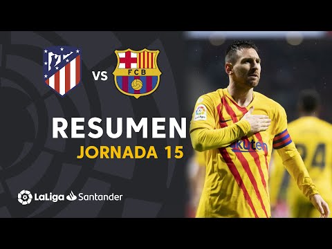 Resumen de Atlético de Madrid vs FC Barcelona (0-1)