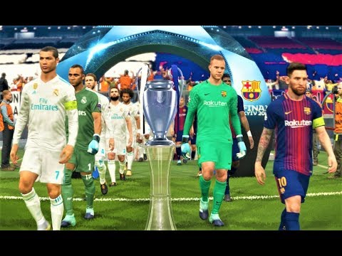 PES 2018 | Barcelona vs Real Madrid | Final UEFA Champions League | Gameplay PC