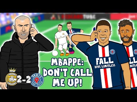 ❤️ZIDANE loves MBAPPE❤️ (Real Madrid vs PSG 2-2 Parody Goals Highlights Champions League 2019)