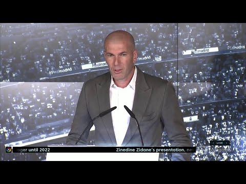 Zinedine Zidane unveiled as Real Madrid manager – Full Press Conference