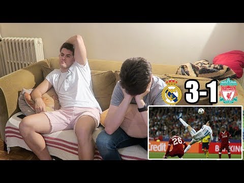 HINCHA DEL FC BARCELONA REACCIONA AL REAL MADRID 3-1 LIVERPOOL | Champions League