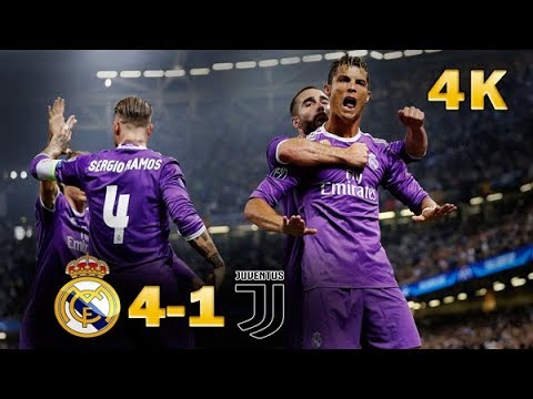 Real Madrid vs Juventus 4-1 final 4K Highlights