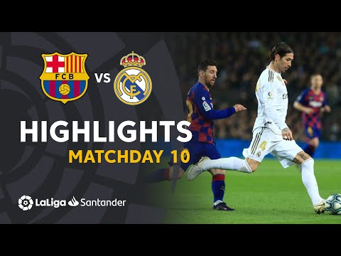 Highlights FC Barcelona vs Real Madrid (0-0)