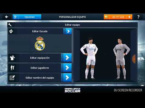 Descargar el escudo y kit del Real Madrid para dream league soccer