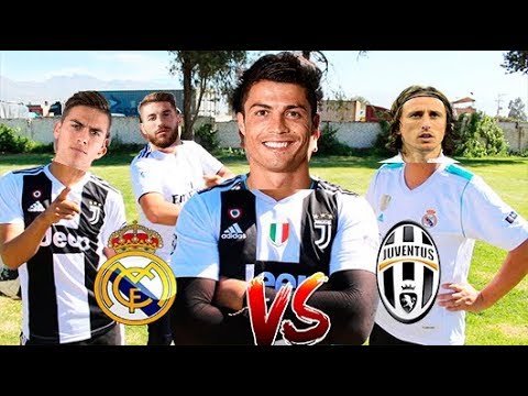 !! EPIC RETO DE FÚTBOL!! Juventus vs Real Madrid