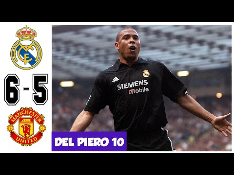 Real Madrid vs Manchester United 6-5, Best UCL Match – All Goals and Highlights – UCL 2003