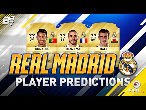 REAL MADRID PLAYER RATING PREDICTIONS w/ RONALDO AND BALE! | FIFA 17