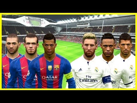 What If Barcelona and Real Madrid Swapped All Players ? PES 2017 Gameplay PC