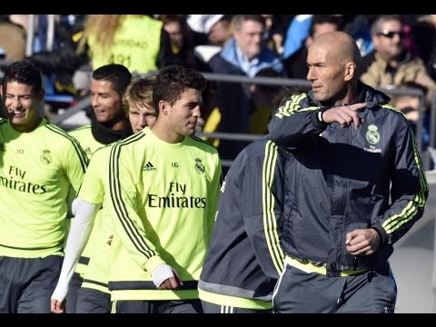 Primer entrenamiento de Zidane como técnico del Real Madrid • 2016