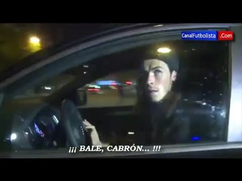 Gareth Bale es insultado a la salida del estadio • Real Madrid 1-1 Juventus • 2015