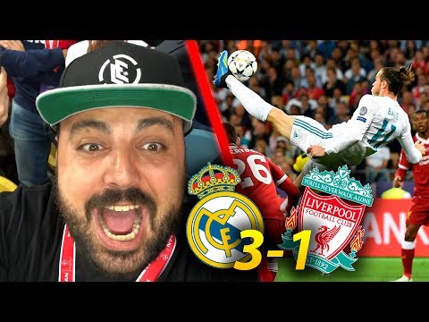 Real Madrid 3 Liverpool 1 ¡INCREÍBLE CHILENA BALE| Final Champions League