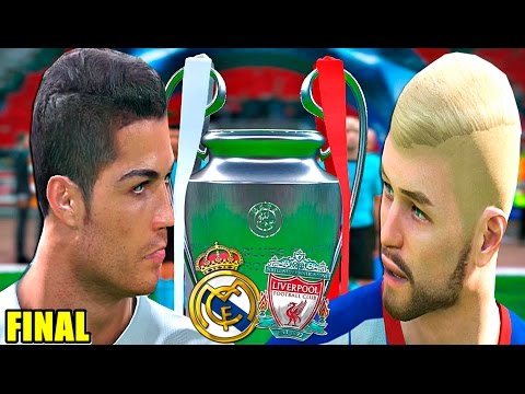 FINAL Uefa Champions League REAL MADRID vs LIVERPOOL | PES 2017 BAL #38