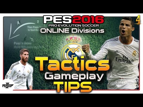 PES 2016  Gameplay Tips, Attacking Tutorial (Real Madrid Online Divisions)