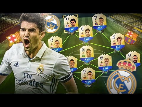 LITTLE ZIDANE AND THE YOUNGEST EVER REAL MADRID EL CLASICO SQUAD! FIFA 17 ULTIMATE TEAM