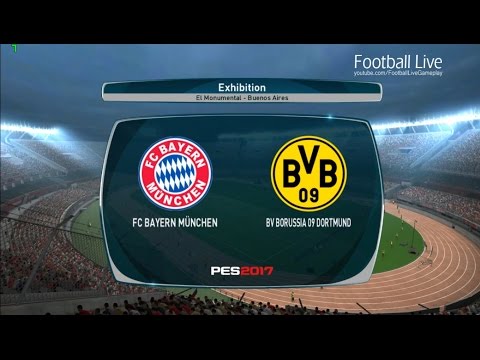 PES 2017 | Bayern Munich vs Borussia Dortmund | Full Match & Robben amazing goal | Gameplay PC