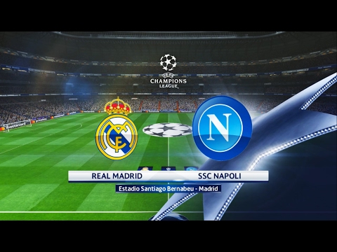 UCL | REAL MADRID VS NAPOLI | PES 2017 | FULL MATCH | HD