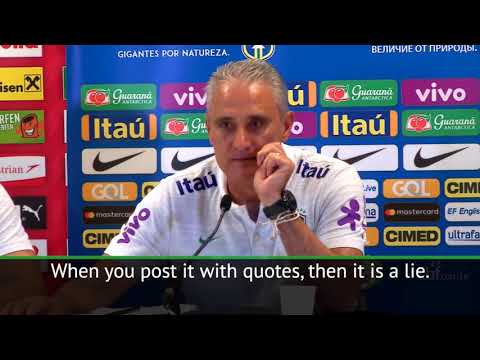 Brazil head coach Tite angrily dismissed Real Madrid links