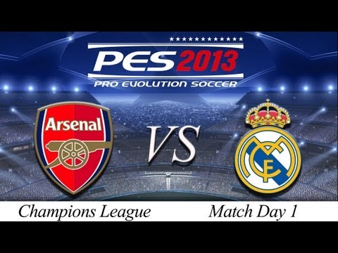 [TTB] PES 2013 Arsenal Vs Real Madrid – Playthrough Commentary, ML Champions League Game 1!