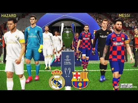 PES 2019 | Barcelona vs Real Madrid | Hazard to Real Madrid | Final UEFA Champions League [UCL]