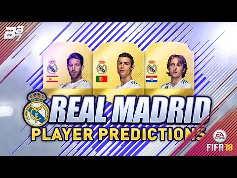 FIFA 18 REAL MADRID PLAYER RATING PREDICTIONS w/ RONALDO AND MODRIC! | FIFA 18 ULTIMATE TEAM