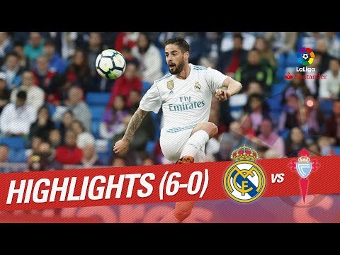 Resumen de Real Madrid vs RC Celta (6-0)