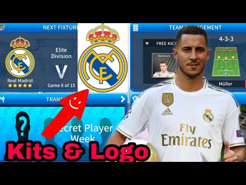 How To Make Real Madrid Team Kits & Logo 2019/2020 | Dream League Soccer 2019