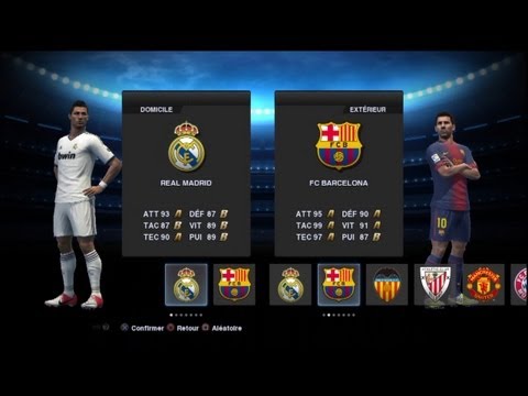 Demo 2 PES 2013 Real Madrid FC Barcelone Full Manuel