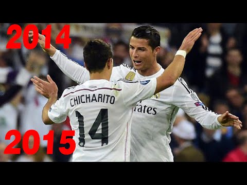 Los 9 goles de Chicharito con el Real Madrid 2014/2015 1080i