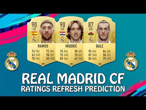 FIFA 19 | REAL MADRID CF RATINGS REFRESH PREDICTION | w/ Modric, Ramos & Bale