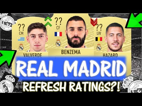 FIFA 20 REAL MADRID REFRESH RATINGS PREDICTIONS!! FT. BENZEMA, VALVERDE, HAZARD ETC… (FIFA 20)