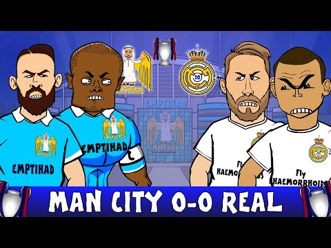 MANCHESTER CITY vs REAL MADRID 0-0 (UEFA Champions League Semi-Final Parody Highlights 2016)