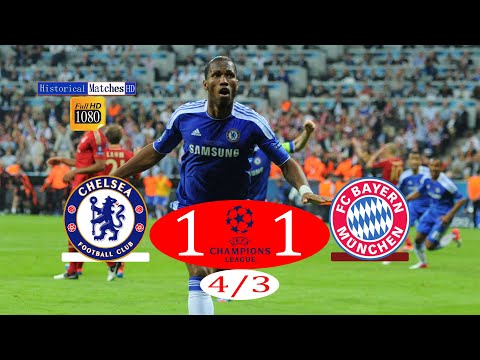Chelsea Vs Bayern Munchen 1/1 (4/3)  Final UCL 2011-2012 Full HD 1080P وجنون رؤوف خليف وعصام الشوالى