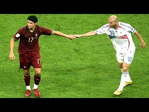 When Cristiano Ronaldo and Zinedine Zidane met for the first time