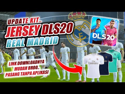 UPDATE.. KIT REAL MADRID Team Dream League Soccer 2020 || Download Nya Mudah Banget, Tanpa Aplikasi