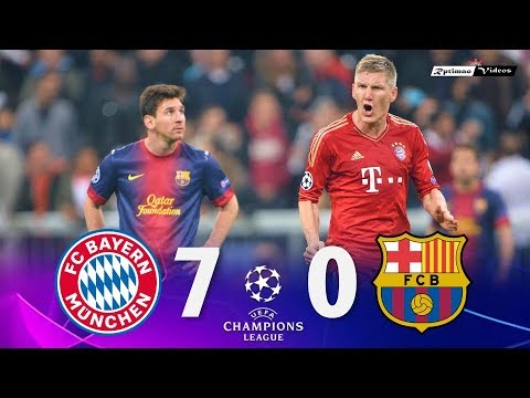 Bayern Munich 7 x 0 Barcelona ● UCL 12/13 Extended Goals & Highlights HD