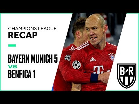 FC Bayern Munich vs. Benfica Champions League Group Stage FULL Match Highlights: 5-1