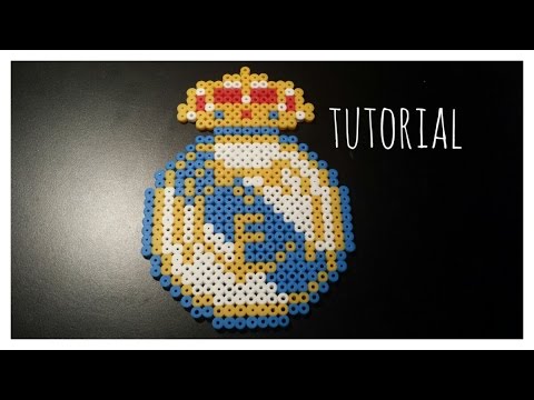 ☆ TUTORIAL: Escudo Real Madrid con Hama Beads + Saludos ☆