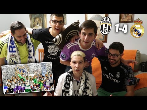 REACCIONES DE UN HINCHA Juventus vs Real Madrid 1-4 FINAL DE LA CHAMPIONS 2017