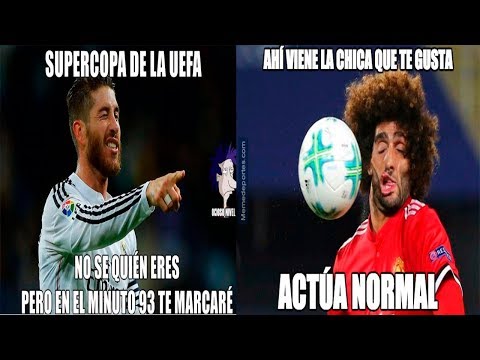 MEMES SUPERCOPA DE EUROPA | Real Madrid VS. Manchester United |