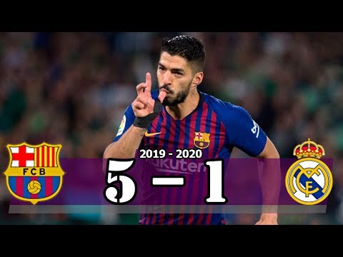 Suarez Hattrick – Barcelona vs Real Madrid (5-1) | Goal & Highlights Resumen & Goles (Last Matches)