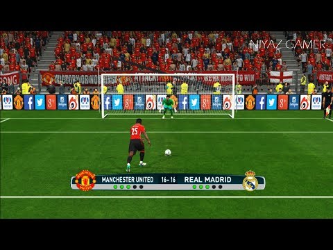 Manchester United vs Real Madrid | Penalty Shootout | PES 2017 Gameplay