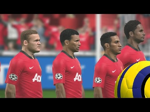 PES 2014 Gameplay – Ser Leyenda – M.United Vs Real Madrid – Champions league un partido decisivo