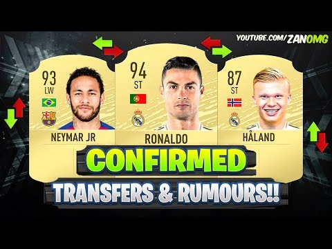 FIFA 20 | NEW CONFIRMED TRANSFERS & RUMOURS!! ✅? | FT. NEYMAR, RONALDO, HÅLAND…
