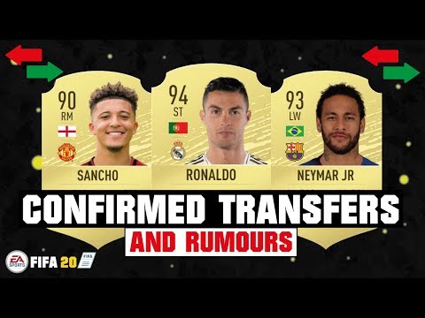 FIFA 20 | NEW CONFIRMED TRANSFERS & RUMOURS ??| FT. RONALDO, NEYMAR, SANCHO… etc