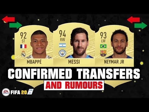 FIFA 20 | NEW CONFIRMED TRANSFERS & RUMOURS ??| FT. MESSI, MBAPPE, NEYMAR… etc